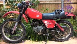 honda xl250s off road motorcycle